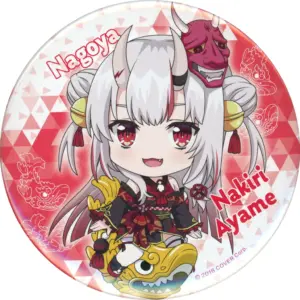 Badge Binz Hyakki Ayame Hololive Local Nagoya Shachihoko Can Virtual Youtuber Li