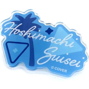 Badge Bins Hoshigai Suisei Acrylic Name Virtual Youtuber Hololive Super Expo 202