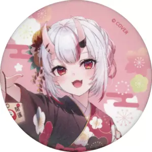 Badge Binz Hyakki Ayame Virtual Youtuber Hololive Horokaru Kyoto Edition Trading