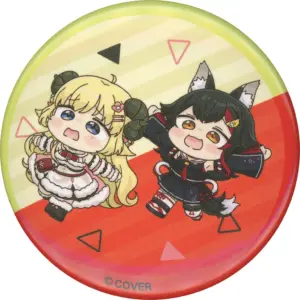 Badge Bins Kakumawamata Ogami Mio Virtual Youtuber Hololive Character Collection