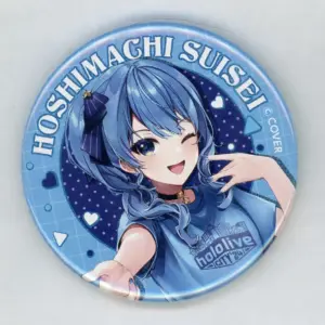 Badge Bins Hoshigai Suisei Virtual Youtuber Hololive City 24 In Tokyo Dome Attra