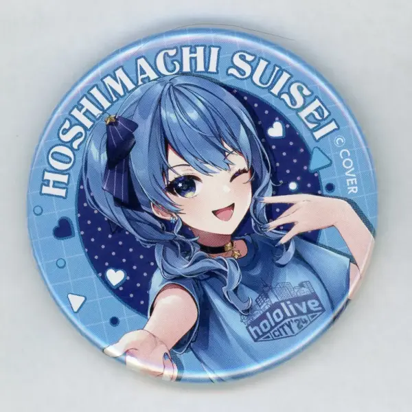Badge Bins Hoshigai Suisei Virtual Youtuber Hololive City 24 In Tokyo Dome Attra