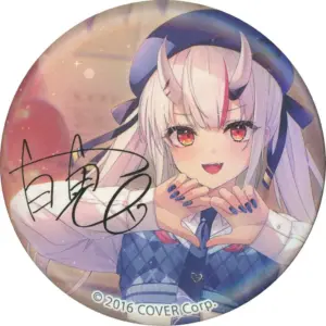Badge Binz Hyakki Ayame Preppy-Style Costume Virtual Youtuber Hololive Lawson Ca