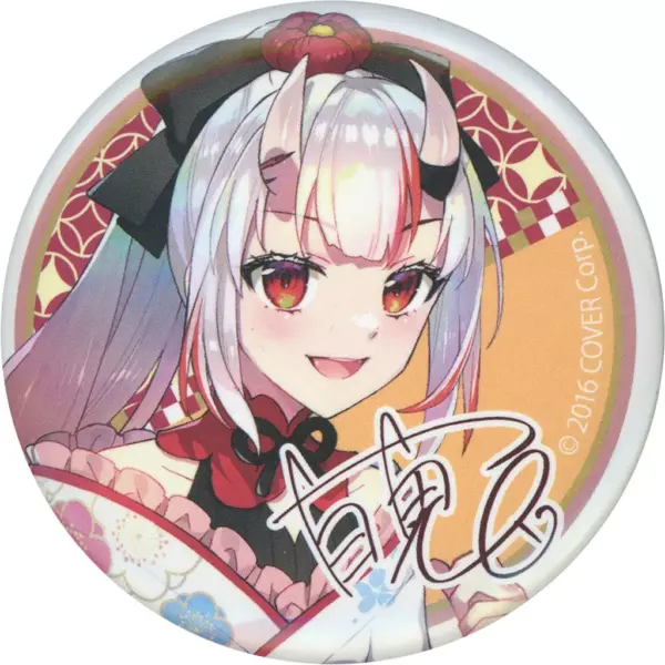 Badge Bin'S Hyakki Ayame Asian-Style Costume Virtual Youtuber Hololive Lawson Ca