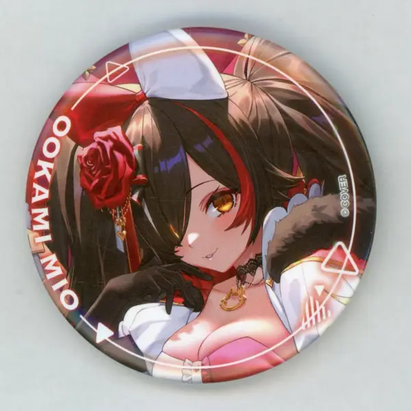 Badge Bins Ogami Mio 4Th Anniversary Virtual Youtuber Hololive -Art Selection- O