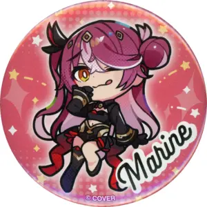 Badge Bins Hollow Marine Sd Virtual Youtuber Hololive Magical Girl Hollowitch Ra