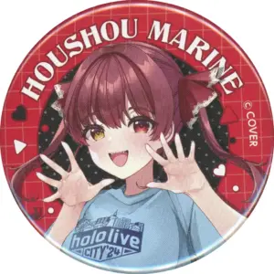 Badge Bins Hokel Marine Virtual Youtuber Hololive City 24 In Nagashima Spaland C