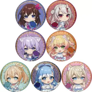 Badge Bins All 7 Types Set Virtual Youtuber Hololive Character Collection/C F/S-