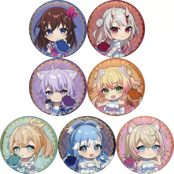 Badge Bins All 7 Types Set Virtual Youtuber Hololive Character Collection/C F/S-