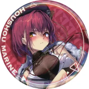 Badge Bins Hokke Marine 2 Million Memorial Virtual Youtuber -Art Selection- Only