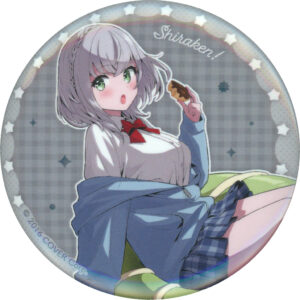 Badge Bins Shirogin Noel Sweets Virtual Youtuber Hololive Knowledge Study Group