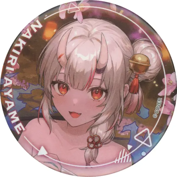 Badge Binz Hyakki Ayame Birthday Commemorative 2023 Illustration Virtual Youtube