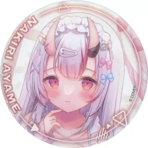 Badge Bins Hyakki Ayamecostume Commemorative 2023 Illustration Virtual Youtuber
