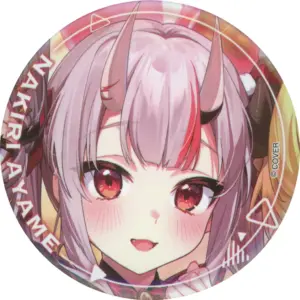 Badge Bins Hyakki Ayame Valentine'S Voice 2024 Illustration Virtual Youtuber Hol