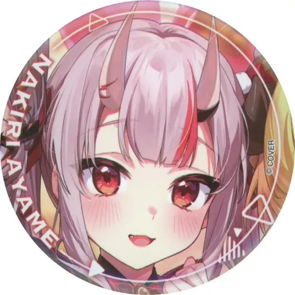 Badge Bins Hyakki Ayame Valentine'S Voice 2024 Illustration Virtual Youtuber Hol