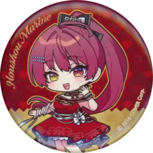Badge Bin'S Hokke Marine Mini Character/Skirt Dress/Opening Mouth Virtual Youtub