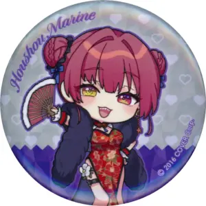 Badge Binz Hokage Marine Mini Character/Chinese Dress/Double Eye Opening Virtual