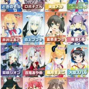 Badge Pins Character Set Of 16 Types Virtual Youtuber Hololive Atre Akihabara Co