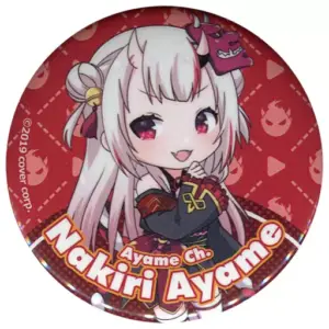 Badge Pins Hyakki Ayame Virtual Youtuber Hololive Pop-Up Store Spring Sora Festi