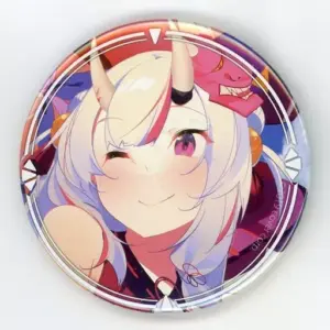 Badge Pins Hyakki Ayame Virtual Youtuber Hololive Tomorable Can C97 Goods F/S-M5