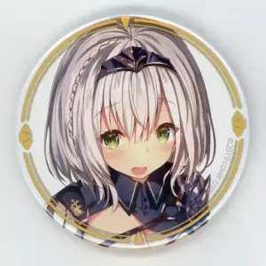 Badge Pins Shirogin Noel Virtual Youtuber Hololive Tomorable Can C97 Goods F/S-M