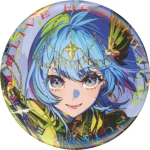 Badge Bins Hoshimachi Suisei Button Can Virtual Youtuber Hololive F/S-M503 from