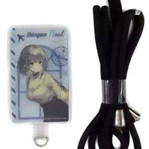 Mobile Goods Silver Noel Phone Tab Neck Strap Set Travel Season Virtual Youtuber