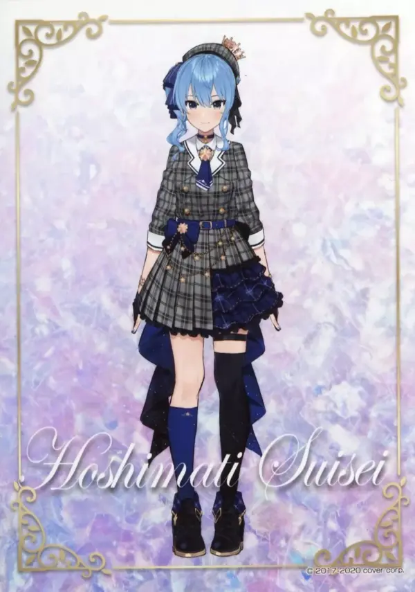 Character Card Hoshigai Suisei Life, Meet, Talk, Vtuber Chatting Festival On Val