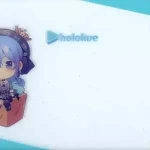 Character Card Hoshigai Suisei Sitting/Wink Clear Virtual Youtuber Hololive Pase