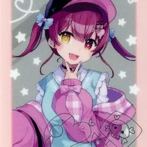 Character Card Hokel Marine Pastel Colored Costume Virtual Youtuber Hololive Law