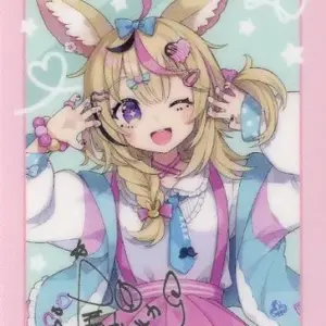 Character Card Omaru Polka Pastel Colored Costume Virtual Youtuber Hololive Laws