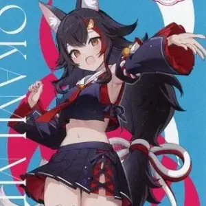 Character Card Ogami Mio Regular Costume Hololive Virtual Youtuber Kanda Festiva