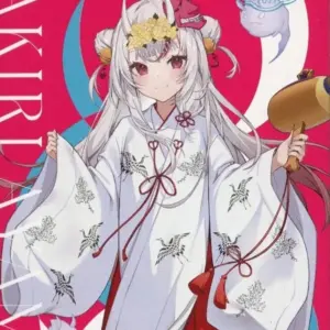 Character Card Hyakki Ayame Shrine Maiden Costume Hololive Virtual Youtuber Kand