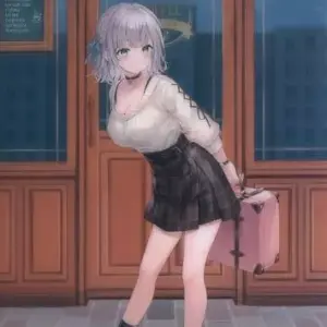 Character Card Shirogin Noel Full Body/Normal Virtual Youtuber Hololive Trading