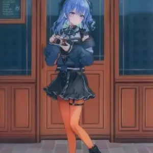 Character Card Hoshigai Suisei Full Body/Normal Virtual Youtuber Hololive Tradin