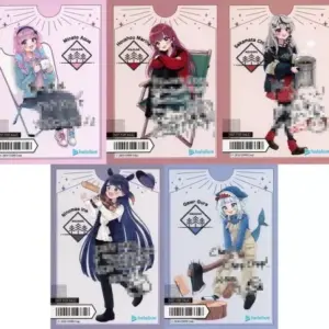 Character Cards Set Of 5 Types Bromide Virtual Youtuber Hololive Animate Fair Su