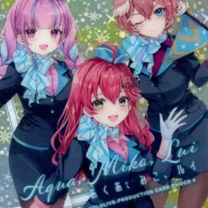 Character Card Secret D Minato Akua Sakura Miko Takamine Louis Airline Design Ho