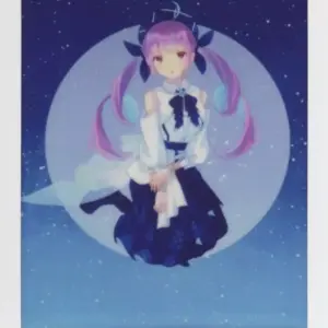 Character Card Minato Akua Cheki Cd Virtual Youtuber Hololive Blue Journey / Daw