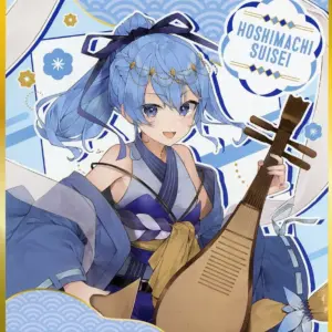 Character Card Hoshigai Suisei Seven Lucky Gods Costume Virtual Youtuber Hololiv