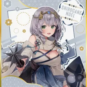 Character Card Shirogin Noel Seven Lucky Gods Costume Virtual Youtuber Hololive
