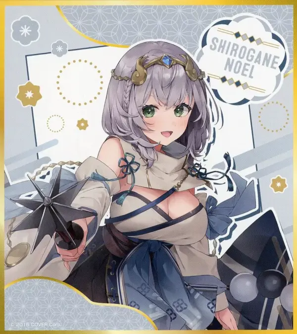 Character Card Shirogin Noel Seven Lucky Gods Costume Virtual Youtuber Hololive