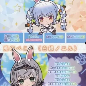 Character Cards Shirogin Noel Usada Pekora Virtual Youtuber Hololive Carddass Vo