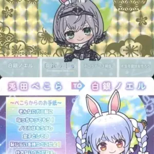 Character Card Shirogin Noelvirtual Youtuber Hololive Carddass Vol.2 All Human R