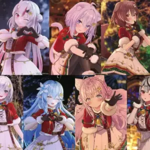 Character Card Collection Bromide Set Virtual Youtuber Hololive Xmas Ar Live Swe