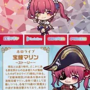 Character Card Hokage Marine Normal Virtual Youtuber Hololive Carddass Vol.3 F/S