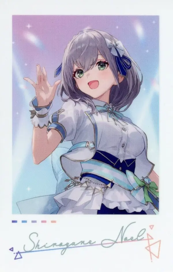 Character Card Shirogin Noel Virtual Youtuber Hololive 5Th Fes. Capture The Mome