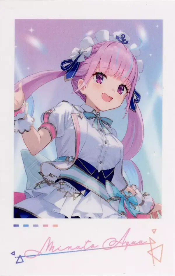 Character Card Minato Akua Virtual Youtuber Hololive 5Th Fes. Capture The Moment