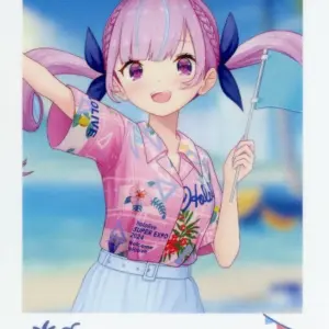Character Card Minato Akua Virtual Youtuber Hololive Super Expo 2024 Random Chek