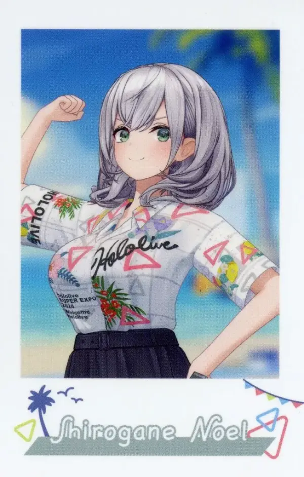 Character Card Shirogin Noel Virtual Youtuber Hololive Super Expo 2024 Random Ch
