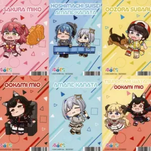 Character Card Set Of 6 Types Bromide Virtual Youtuber Hololive Hololura 5Th Ann